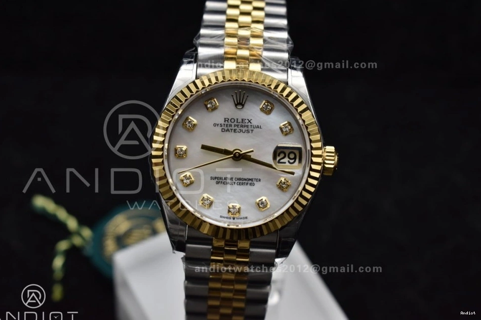 On 31 Diamond MOP President Ladies Steel GSF 316L YG Dial 278271 ZeroBulk Bracelet DateJust 542 0823